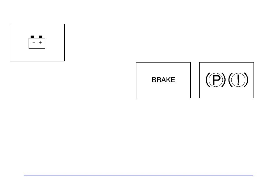 Charging system light, Brake system warning light | Pontiac 2002 Sunfire User Manual | Page 121 / 343