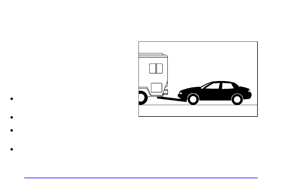 Recreational vehicle towing, Dinghy towing your vehicle from the front | Pontiac 2002 Sunfire User Manual | Page 186 / 343