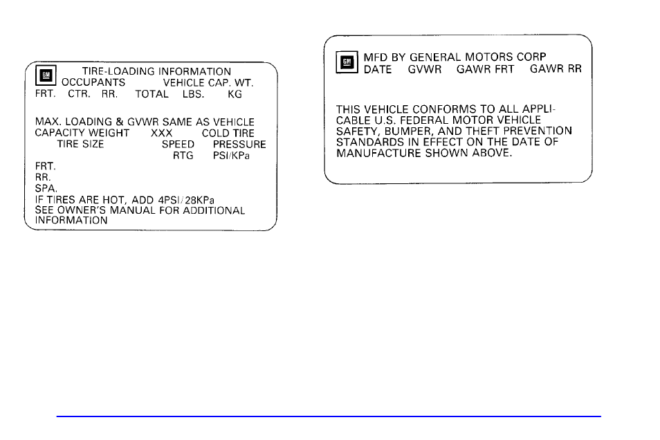 Loading your vehicle | Pontiac 2002 Sunfire User Manual | Page 188 / 343