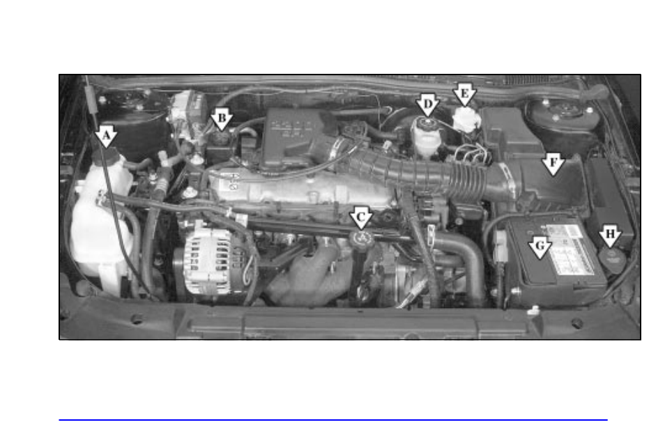 Engine compartment overview | Pontiac 2002 Sunfire User Manual | Page 238 / 343