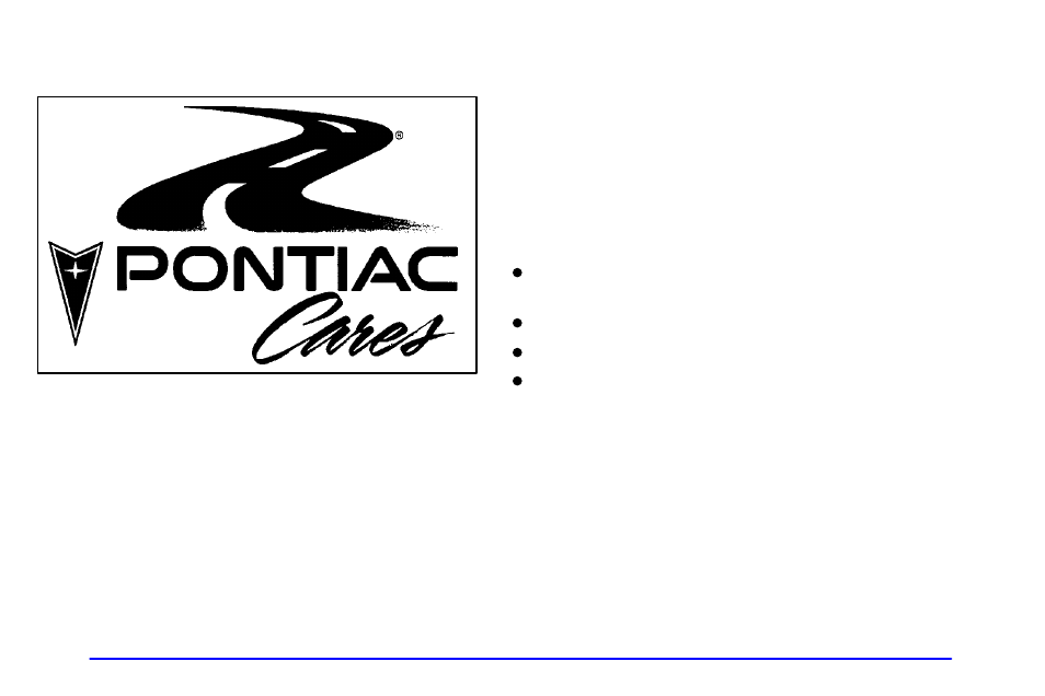 Pontiac cares, What makes up pontiac cares | Pontiac 2002 Sunfire User Manual | Page 333 / 343