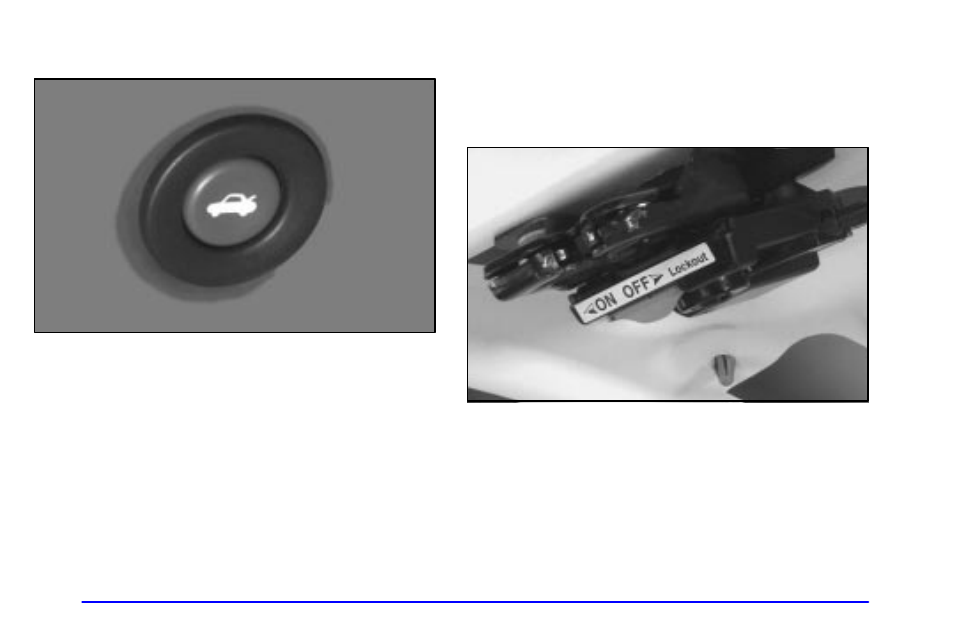 Remote trunk release, Remote trunk release lockout | Pontiac 2002 Sunfire User Manual | Page 75 / 343