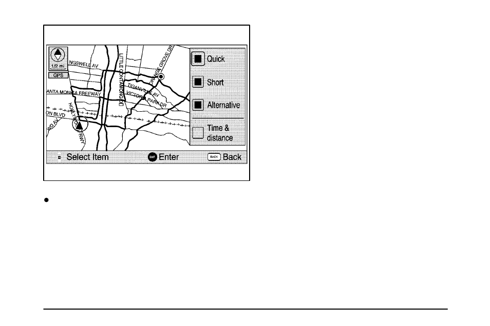 Colors on the screen | Pontiac Vibe Navigation System Supplement User Manual | Page 33 / 50