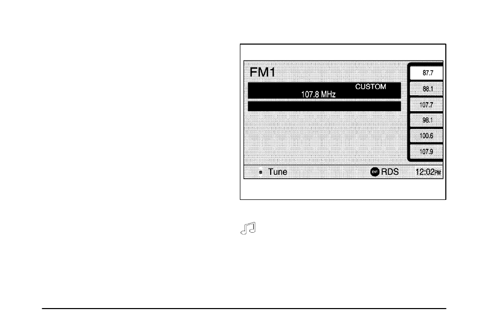 Setting preset stations, Audio screen | Pontiac Vibe Navigation System Supplement User Manual | Page 37 / 50
