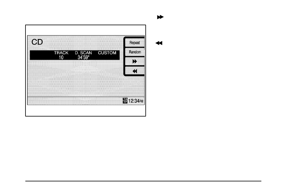 Playing a single compact disc | Pontiac Vibe Navigation System Supplement User Manual | Page 42 / 50
