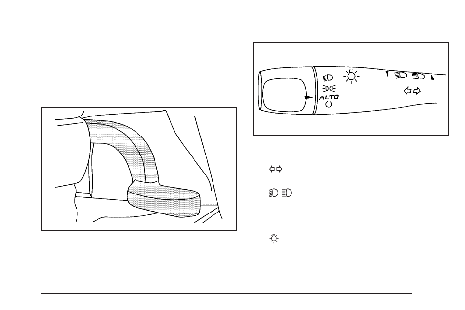 Tilt wheel, Turn signal/multifunction lever, Tilt wheel turn signal/multifunction lever | Turn, Signal/multifunction lever | Pontiac G5 User Manual | Page 141 / 426