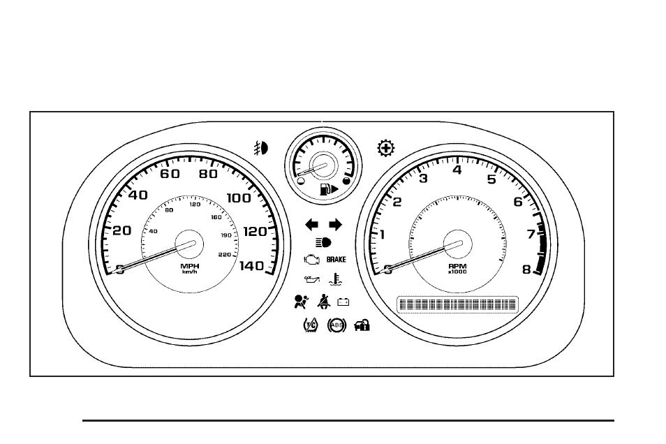 Instrument panel cluster, Instrument, Panel cluster | Pontiac G5 User Manual | Page 160 / 426