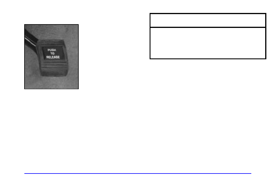 Parking brake, Notice | Pontiac Grand Prix 2001 User Manual | Page 110 / 373