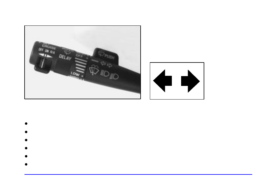 Turn signal/multifunction lever, Turn and lane change signals | Pontiac Grand Prix 2001 User Manual | Page 116 / 373