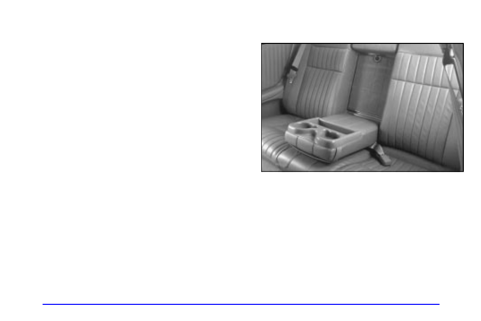 Center console storage, Rear armrest storage (if equipped), Trunk access panel (if equipped) | Pontiac Grand Prix 2001 User Manual | Page 132 / 373