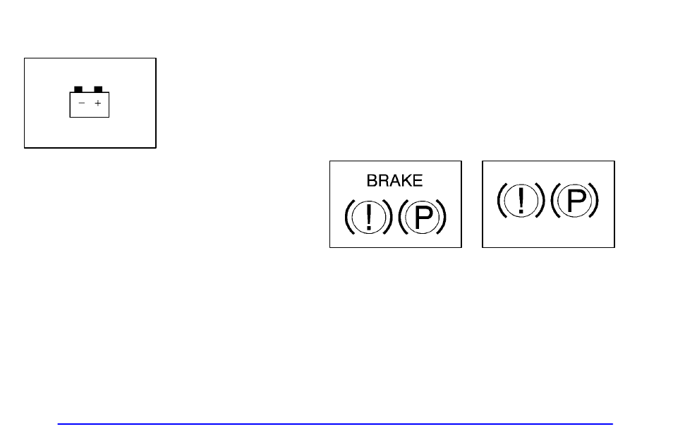 Charging system light, Brake system warning light | Pontiac Grand Prix 2001 User Manual | Page 145 / 373