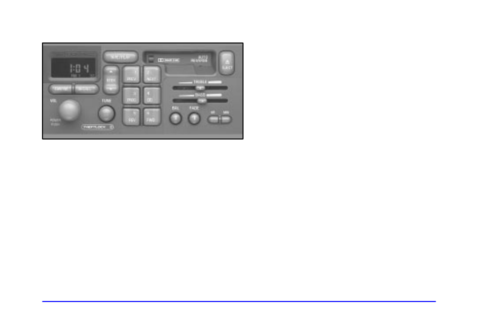 Am-fm stereo with cassette tape player, Playing the radio, Finding a station | Pontiac Grand Prix 2001 User Manual | Page 171 / 373