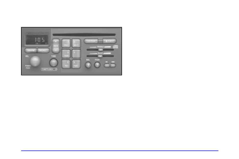 Am-fm stereo with compact disc player (option), Playing the radio, Finding a station | Pontiac Grand Prix 2001 User Manual | Page 175 / 373