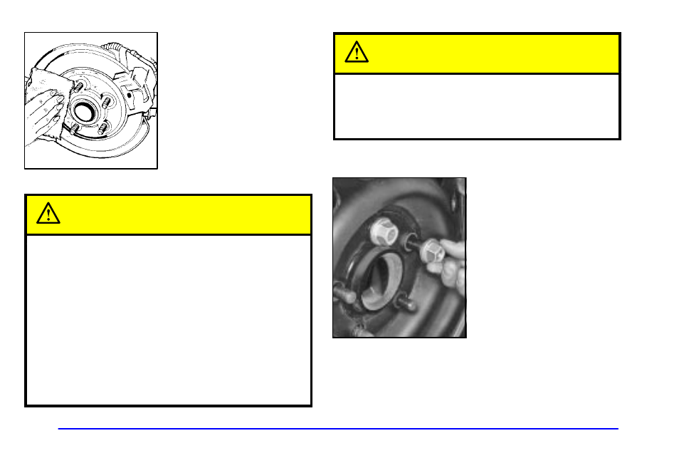 Caution | Pontiac Grand Prix 2001 User Manual | Page 256 / 373