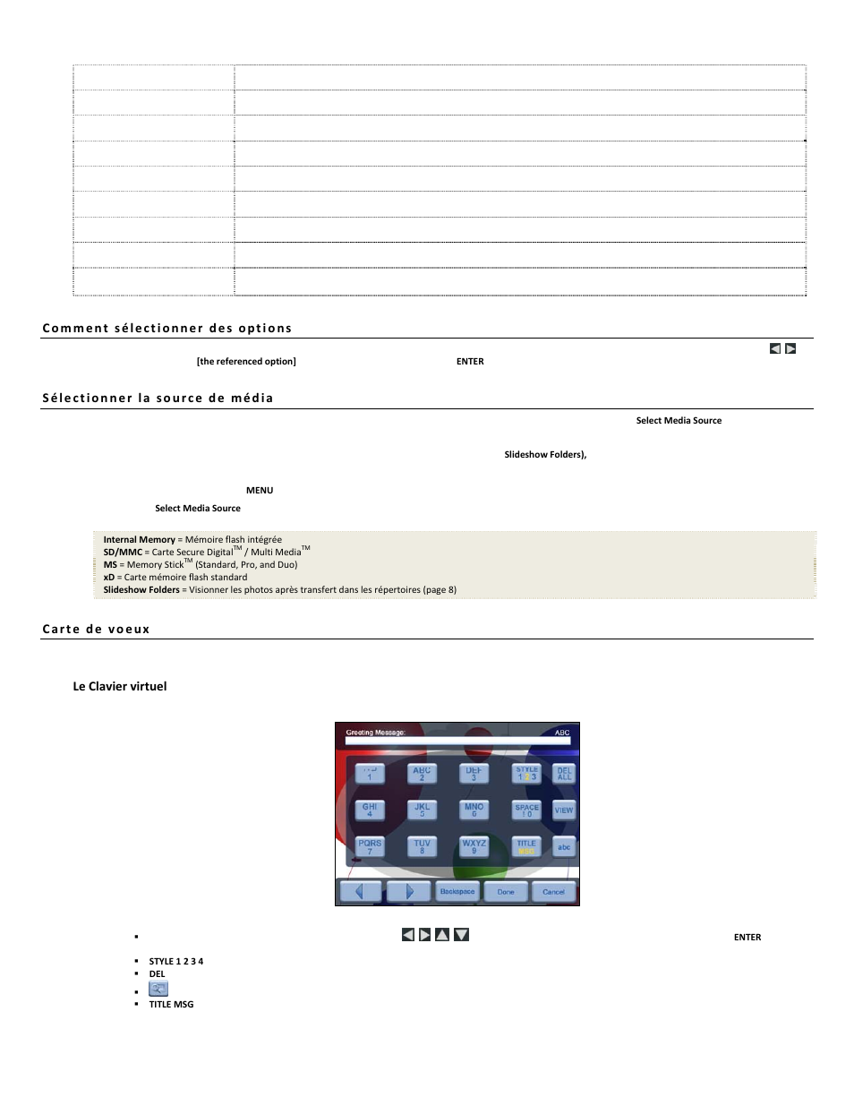 Le clavier virtuel | Pandigital PI7002AW User Manual | Page 19 / 41