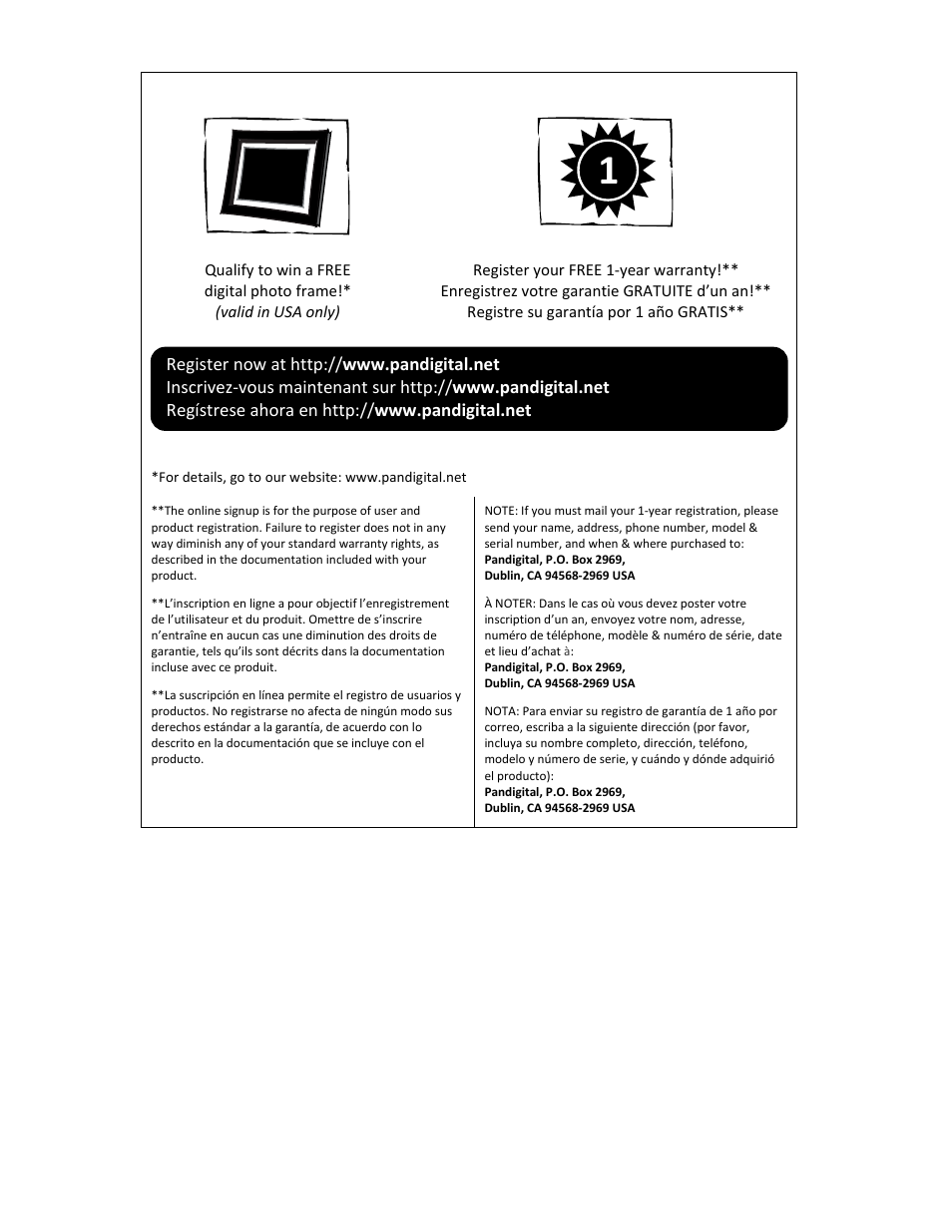 Pandigital PI1051DWCB User Manual | Page 2 / 67