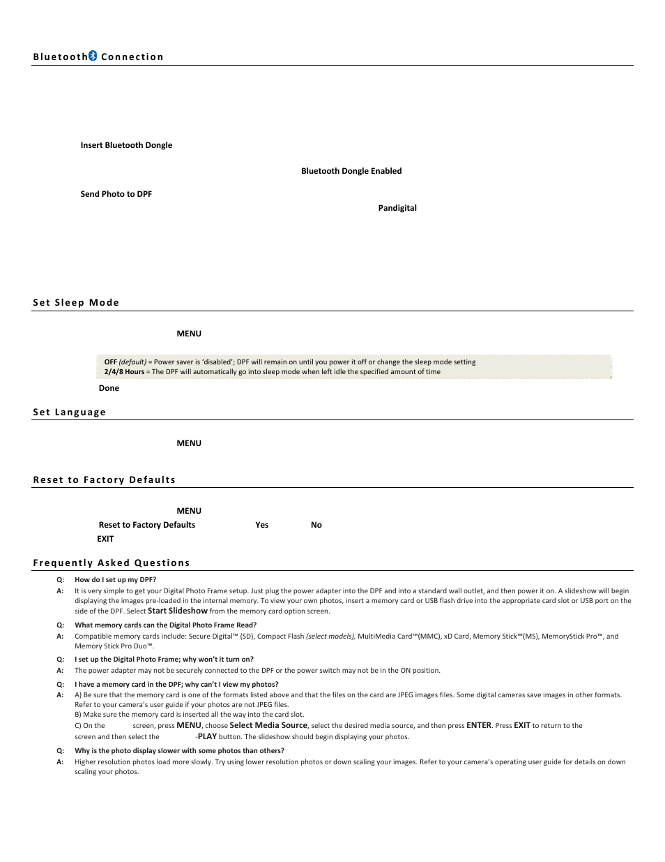 Pandigital PI1051DWCB User Manual | Page 20 / 67