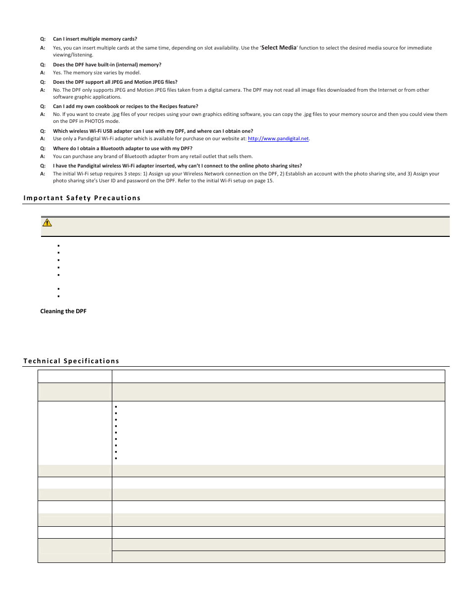 Pandigital PI1051DWCB User Manual | Page 21 / 67