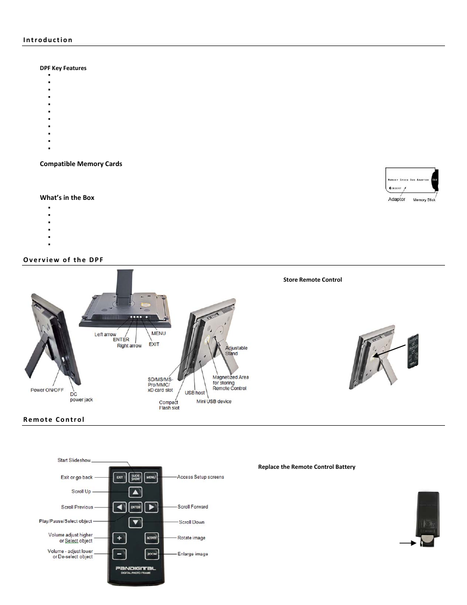 Pandigital PI1051DWCB User Manual | Page 5 / 67