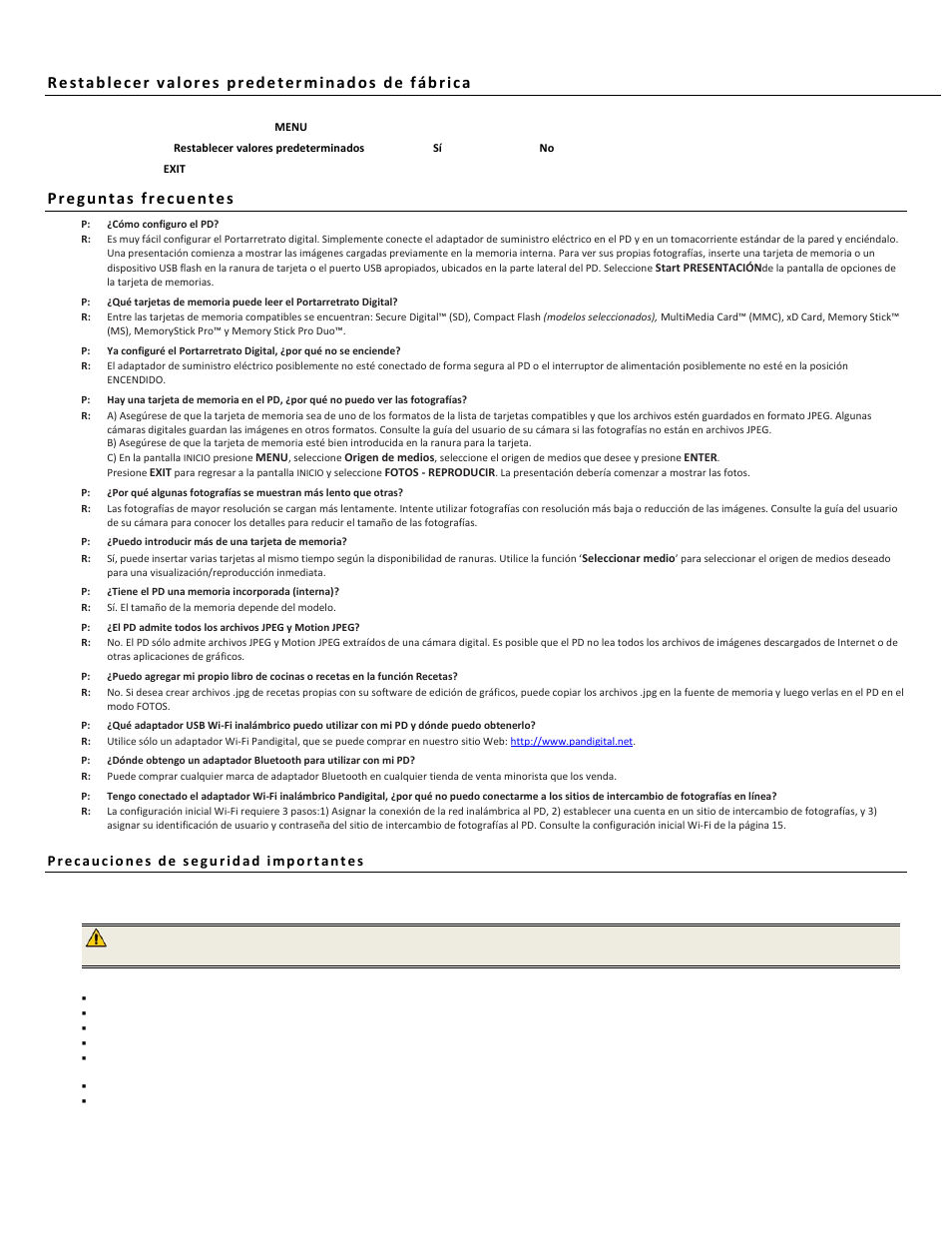 Pandigital PI1051DWCB User Manual | Page 65 / 67