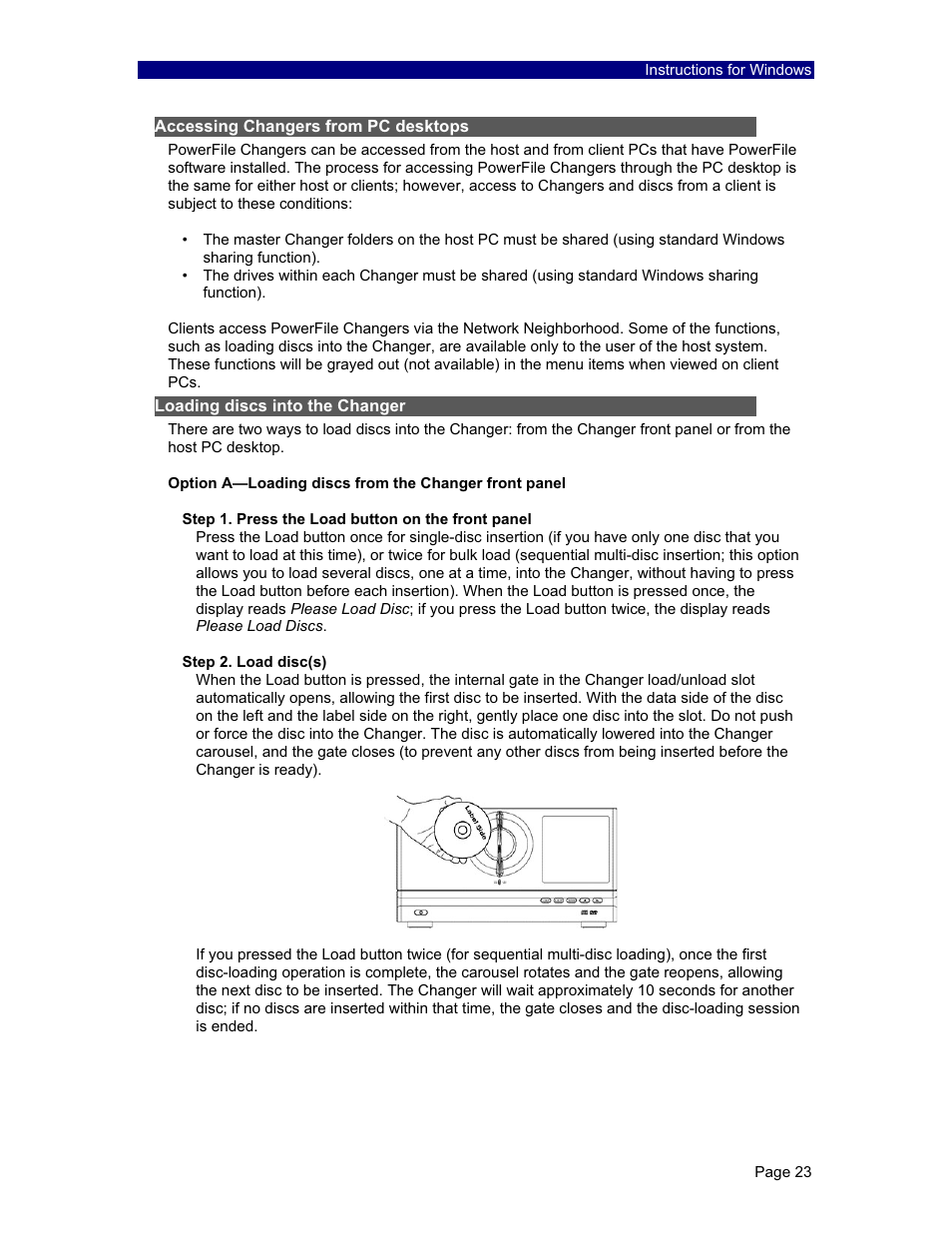 PowerFile C200 Studio User Manual | Page 24 / 56