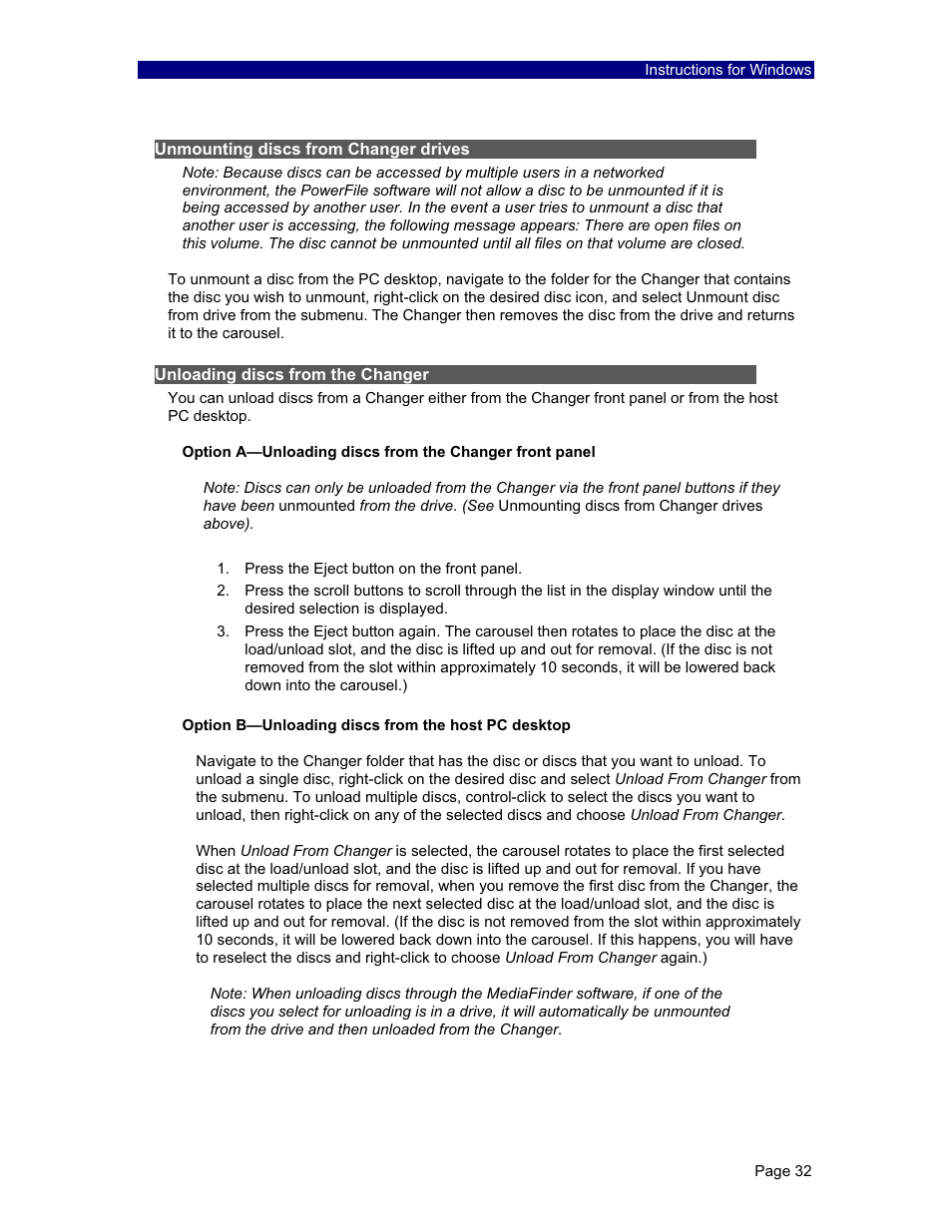 PowerFile C200 Studio User Manual | Page 33 / 56