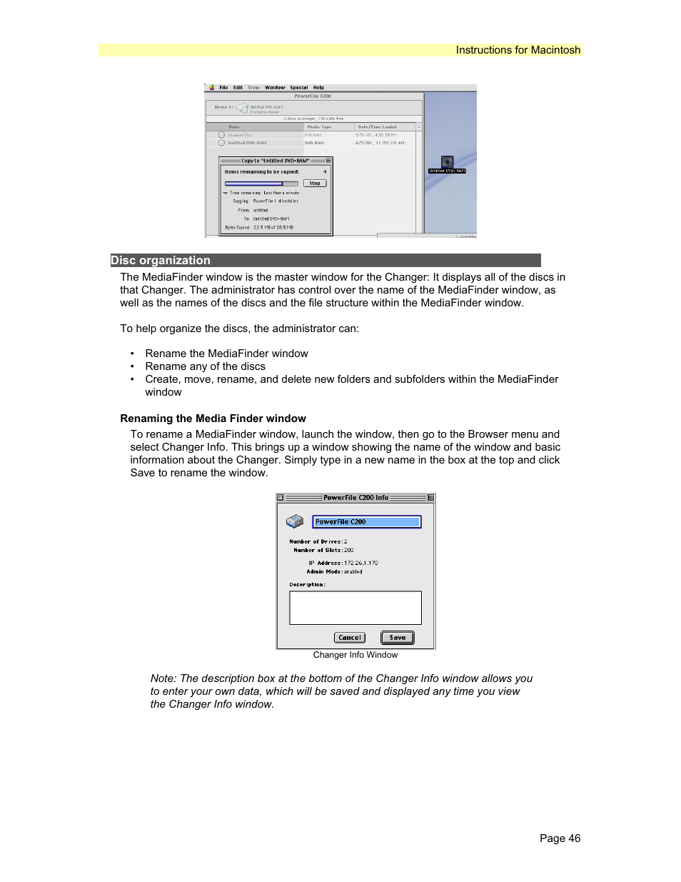 PowerFile C200 Studio User Manual | Page 47 / 56