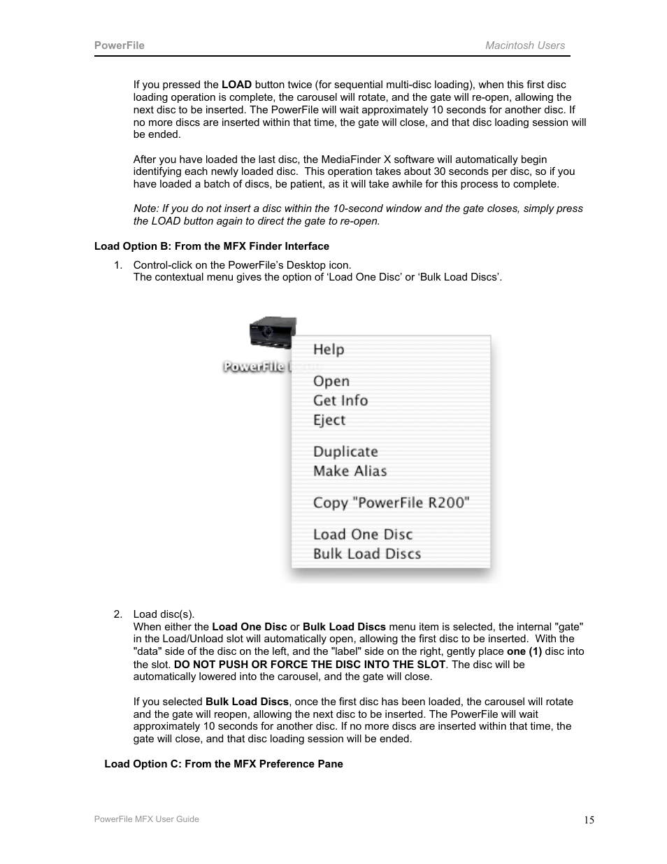 PowerFile C200 User Manual | Page 15 / 26