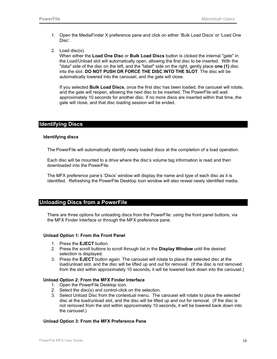 PowerFile C200 User Manual | Page 16 / 26
