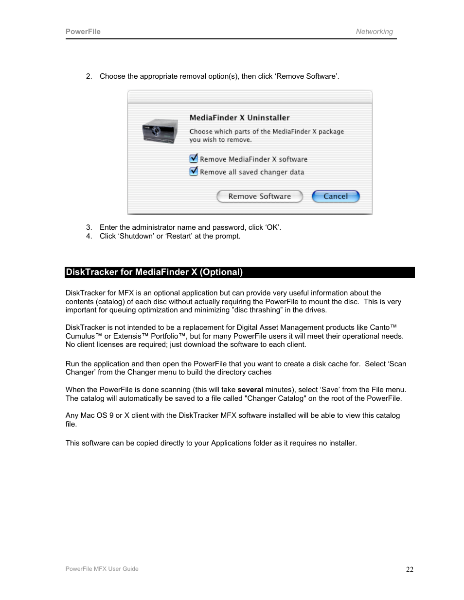 PowerFile C200 User Manual | Page 22 / 26