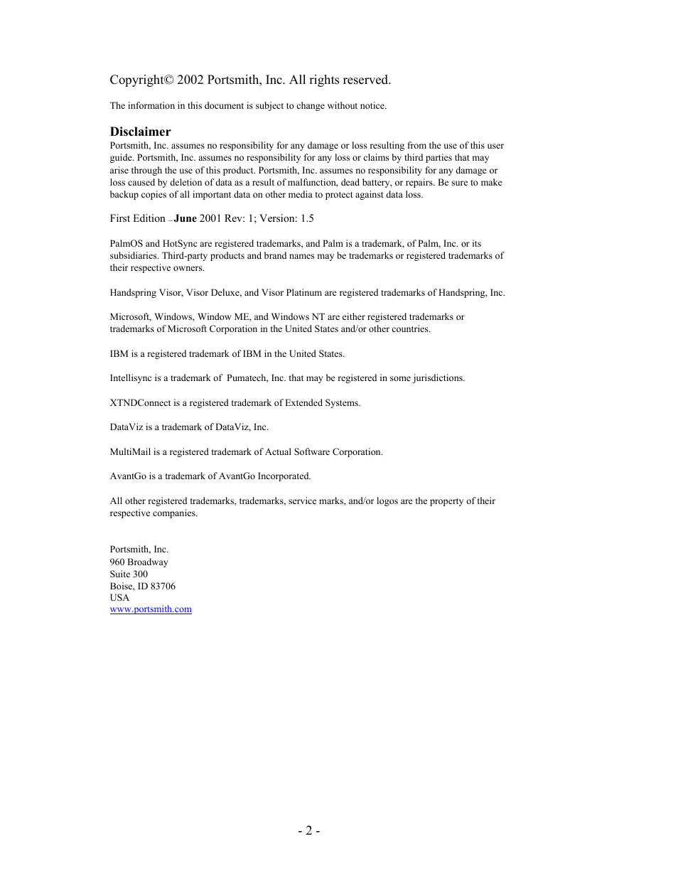 Portsmith PS6PM5E User Manual | Page 2 / 17