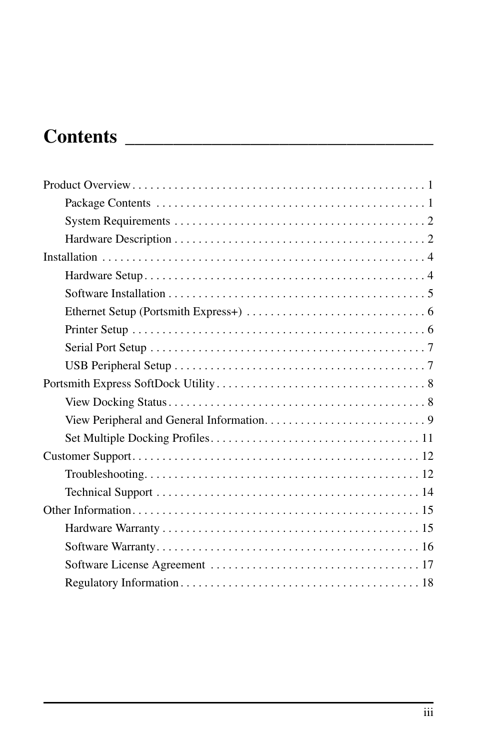 Portsmith USB User Manual | Page 4 / 27