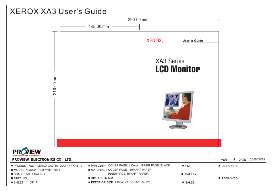 Proview XA3 Series User Manual | 27 pages
