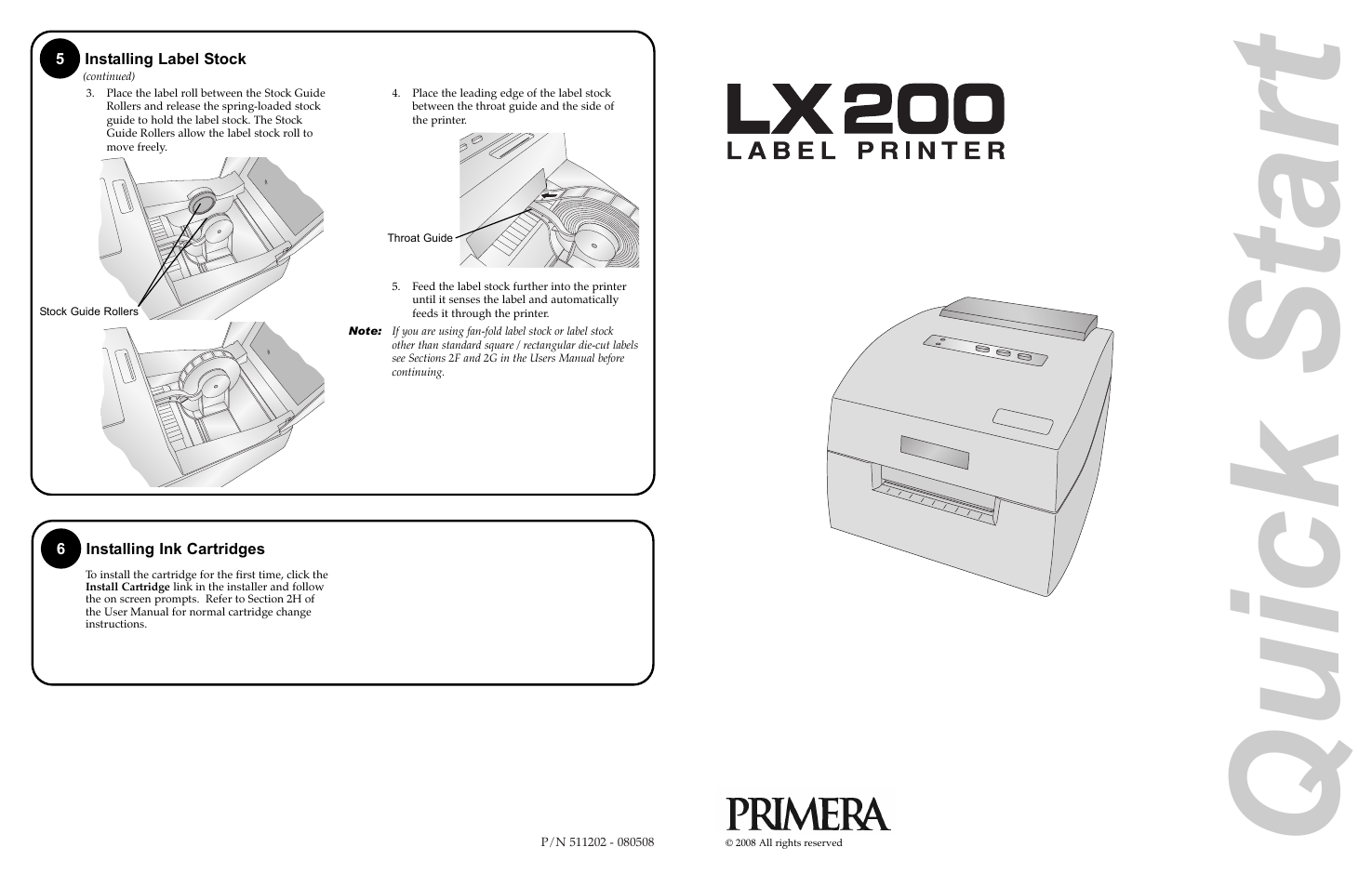 Primera Technology Primera LX200 User Manual | 2 pages