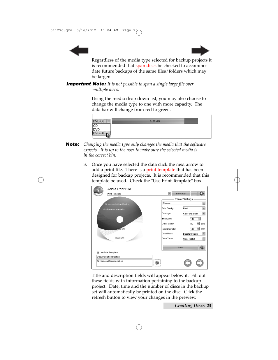 Primera Technology BRAVO 091211-511276 User Manual | Page 29 / 60