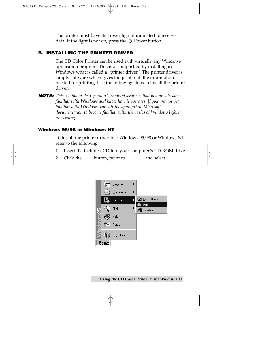 Primera Technology CD Color Printer II User Manual | Page 17 / 56