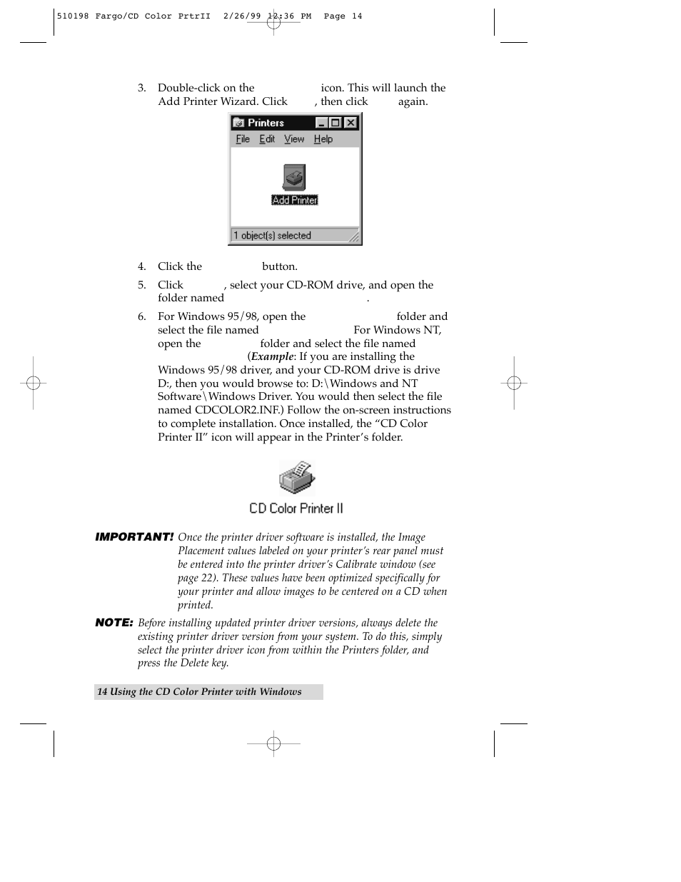 Primera Technology CD Color Printer II User Manual | Page 18 / 56