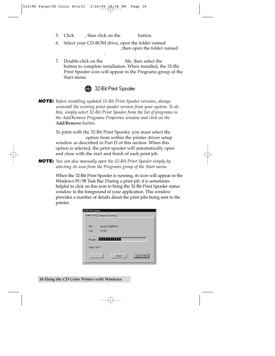 Primera Technology CD Color Printer II User Manual | Page 20 / 56