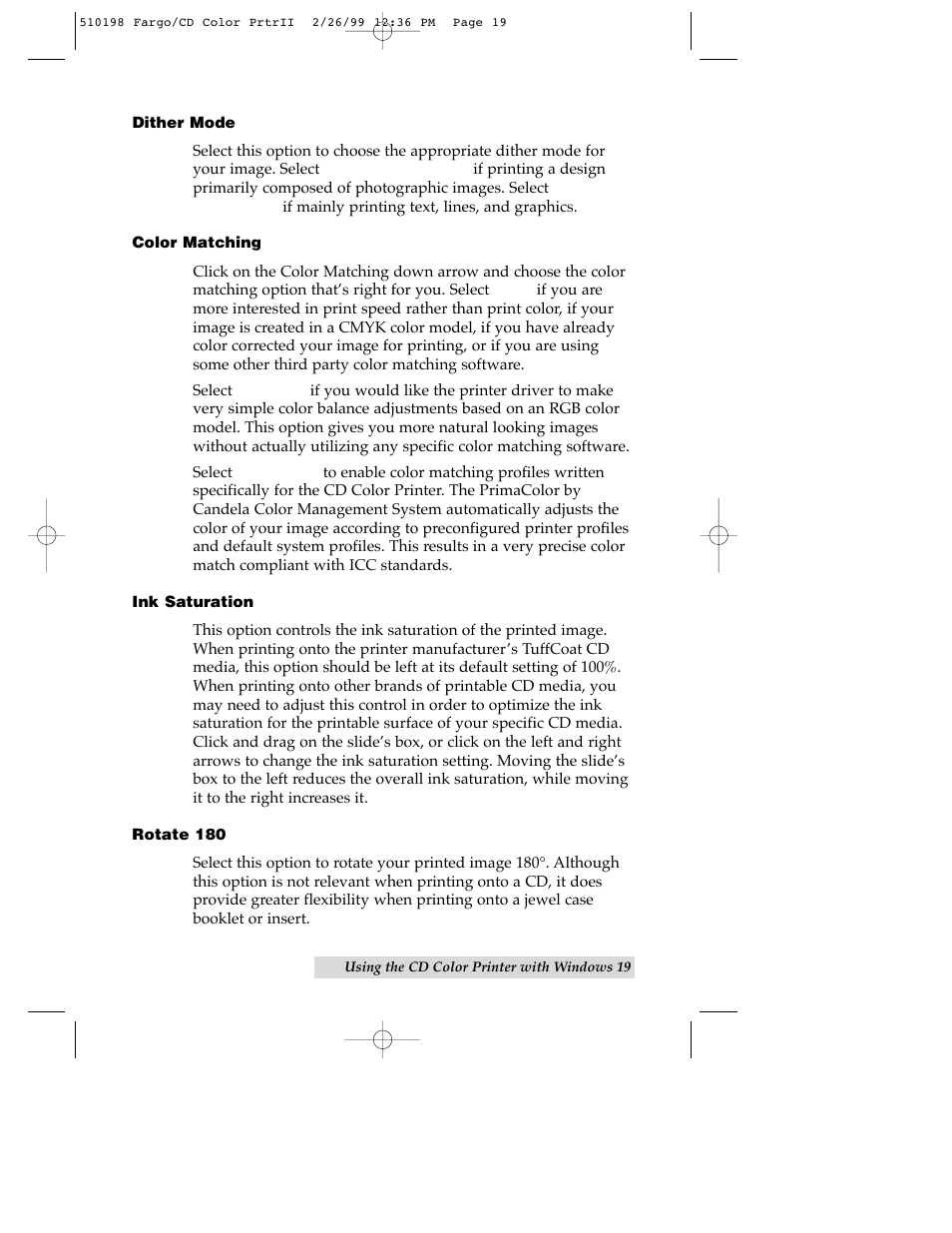 Primera Technology CD Color Printer II User Manual | Page 23 / 56
