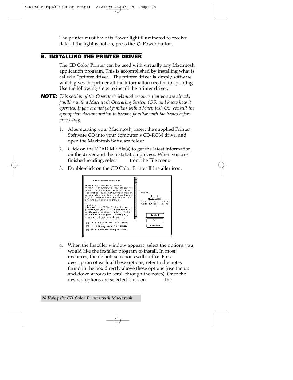 Primera Technology CD Color Printer II User Manual | Page 32 / 56