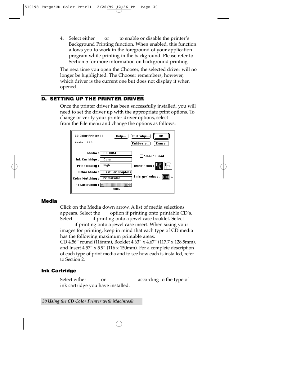 Primera Technology CD Color Printer II User Manual | Page 34 / 56