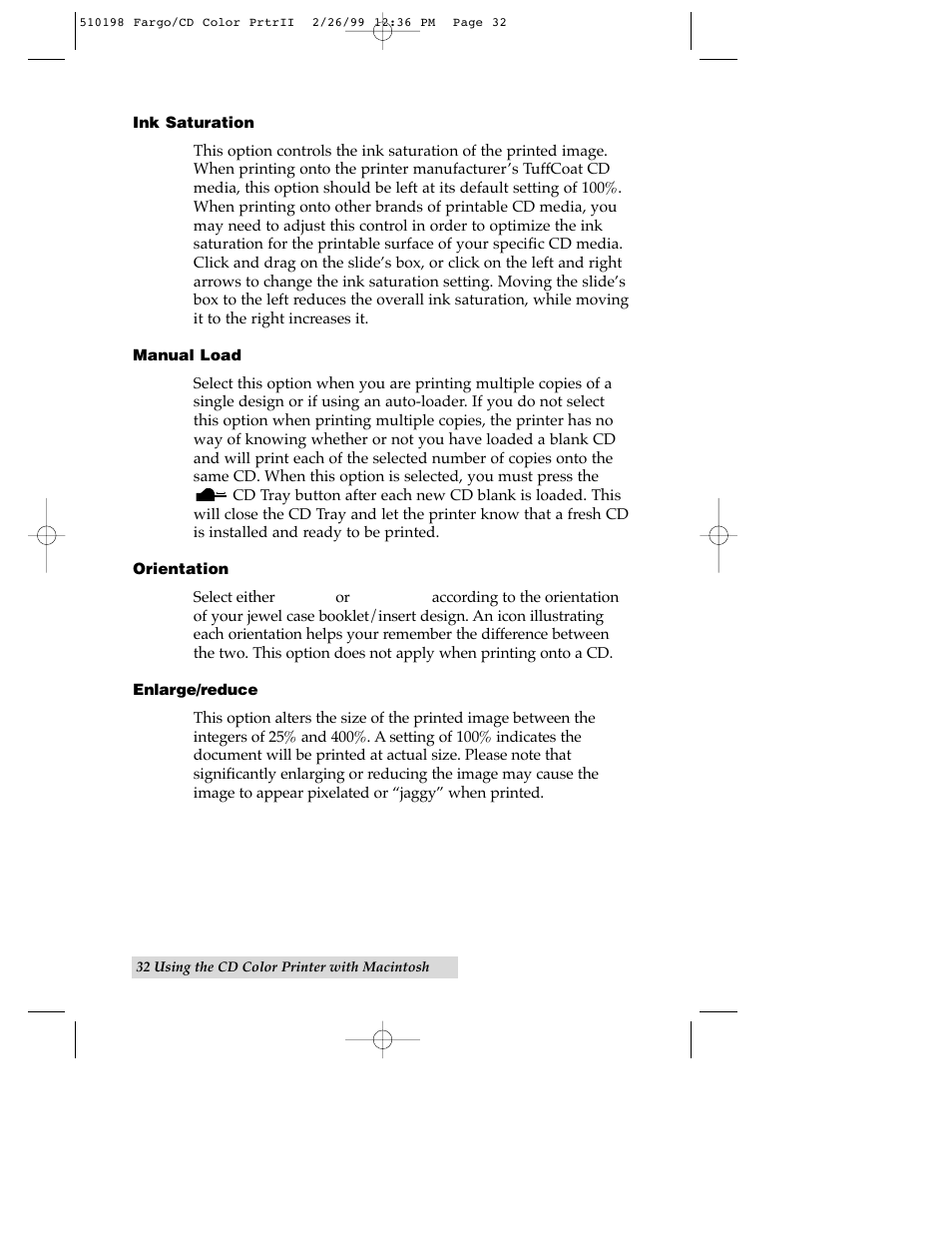 Primera Technology CD Color Printer II User Manual | Page 36 / 56
