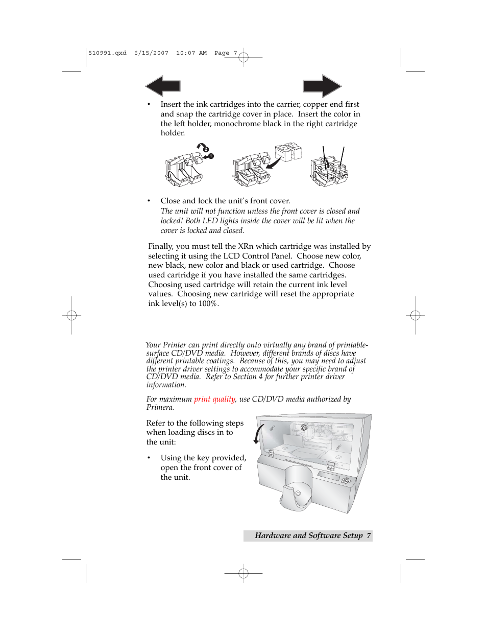 Step 3: loading media, Index | Primera Technology Network Disc Duplication & Printing System User Manual | Page 11 / 50