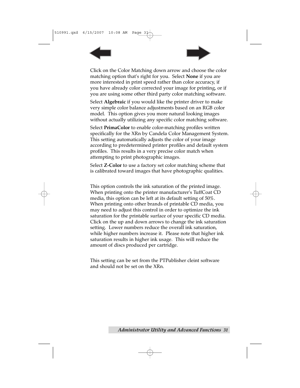 Primera Technology Network Disc Duplication & Printing System User Manual | Page 35 / 50