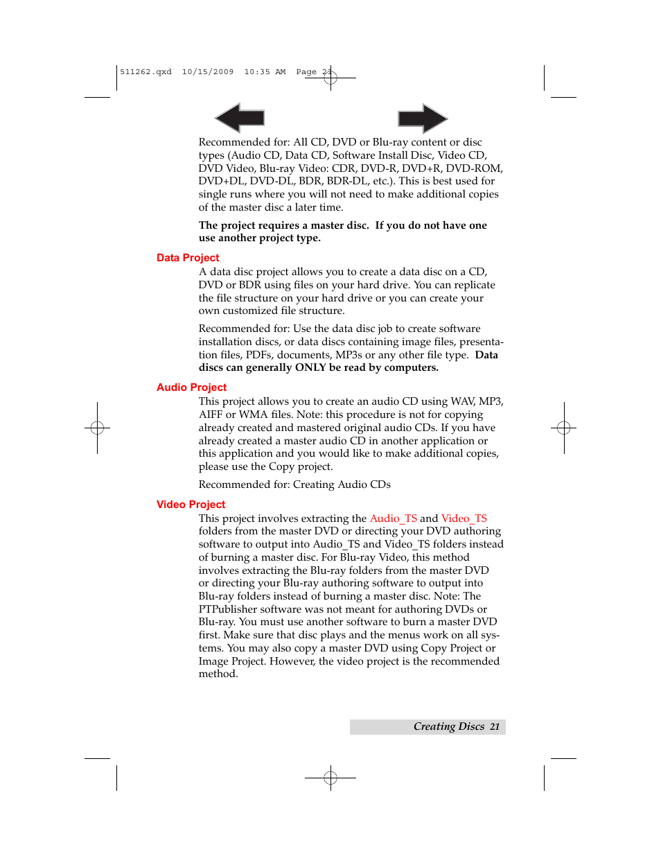 Primera Technology BRAVOPRO XI 032910-511262 User Manual | Page 25 / 64