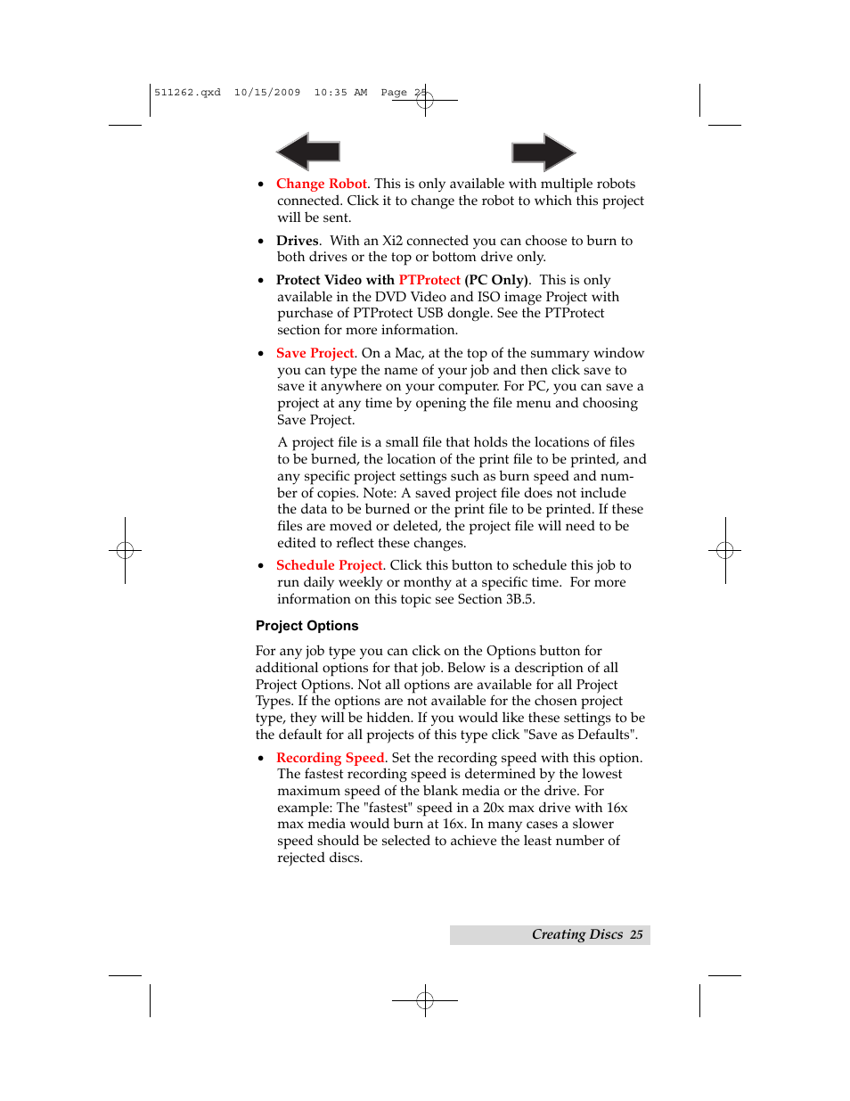Primera Technology BRAVOPRO XI 032910-511262 User Manual | Page 29 / 64