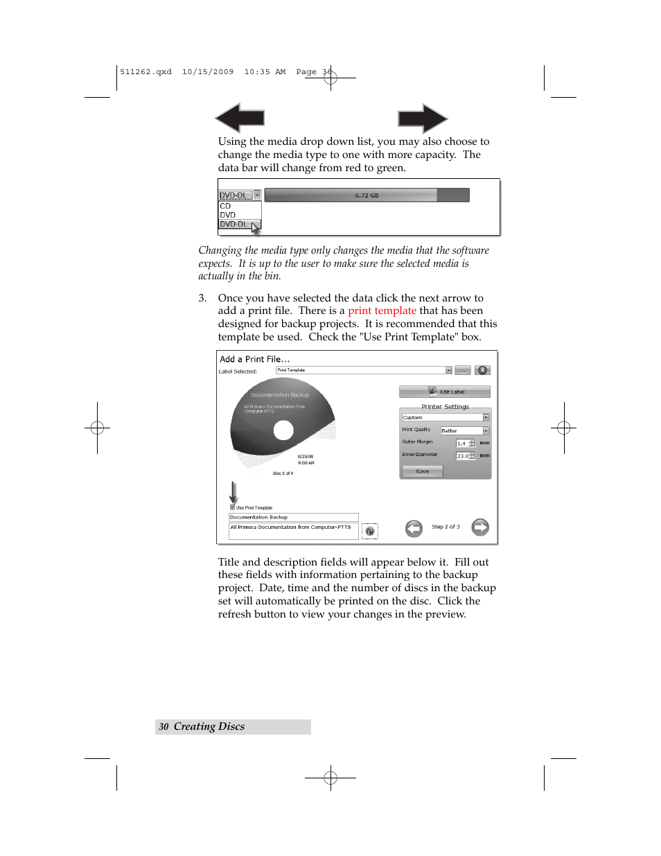 Primera Technology BRAVOPRO XI 032910-511262 User Manual | Page 34 / 64