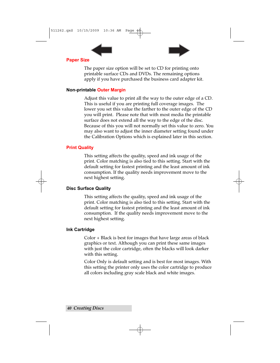 Primera Technology BRAVOPRO XI 032910-511262 User Manual | Page 44 / 64