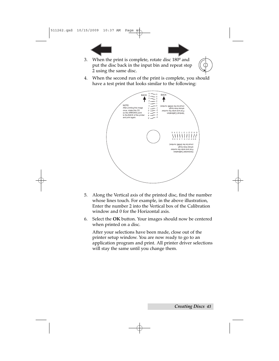 Toc index, Creating discs | Primera Technology BRAVOPRO XI 032910-511262 User Manual | Page 47 / 64