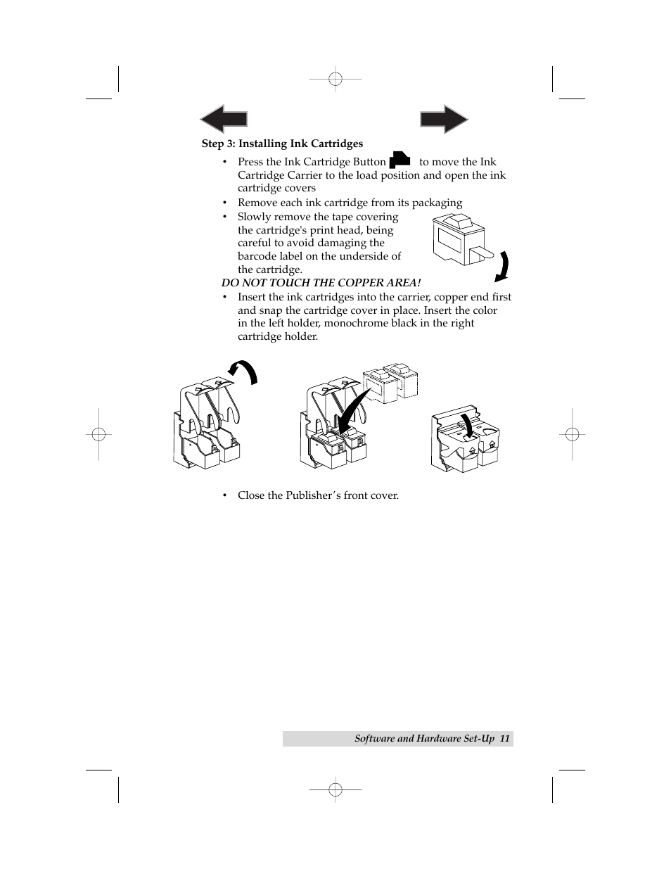 Step 3: installing ink cartridges | Primera Technology III User Manual | Page 15 / 44
